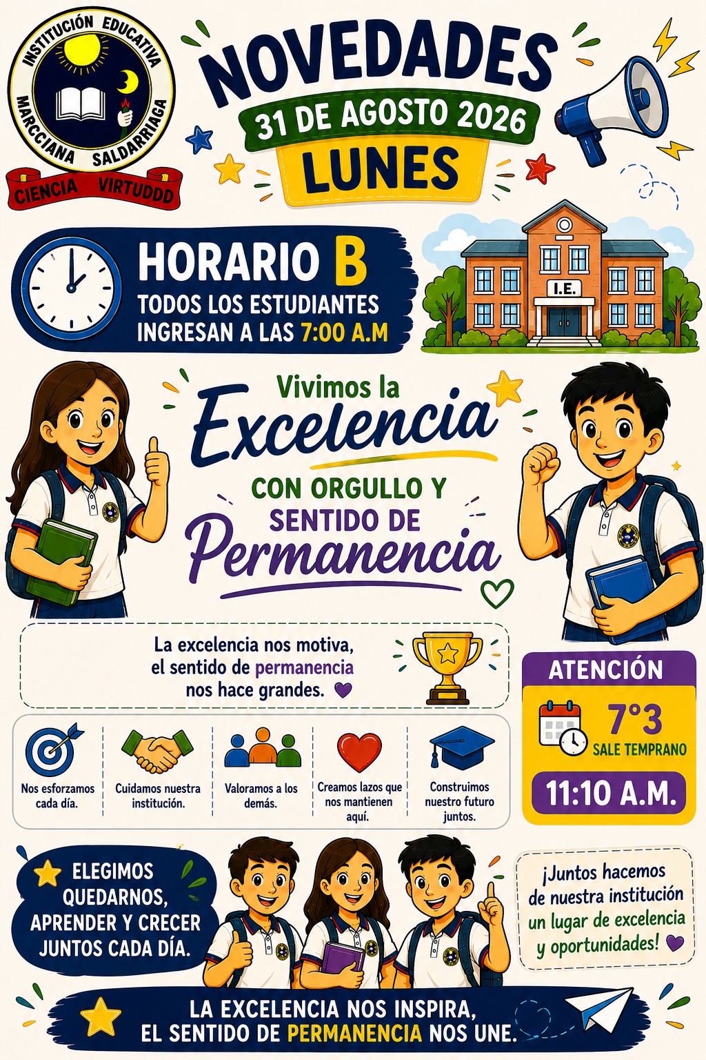 Novedades Lunes 31 agosto
